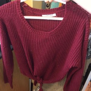 Crop sweater